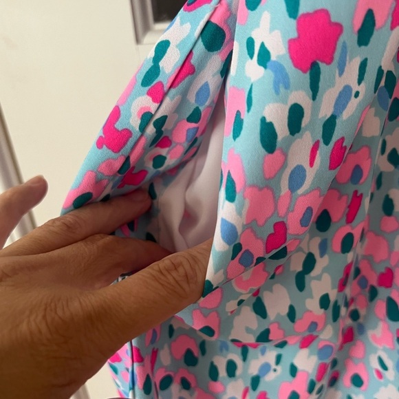 Lilly Pulitzer Blaire Stretch Dress - Size 4 - multi Hottie Dottie - Picture 7 of 10